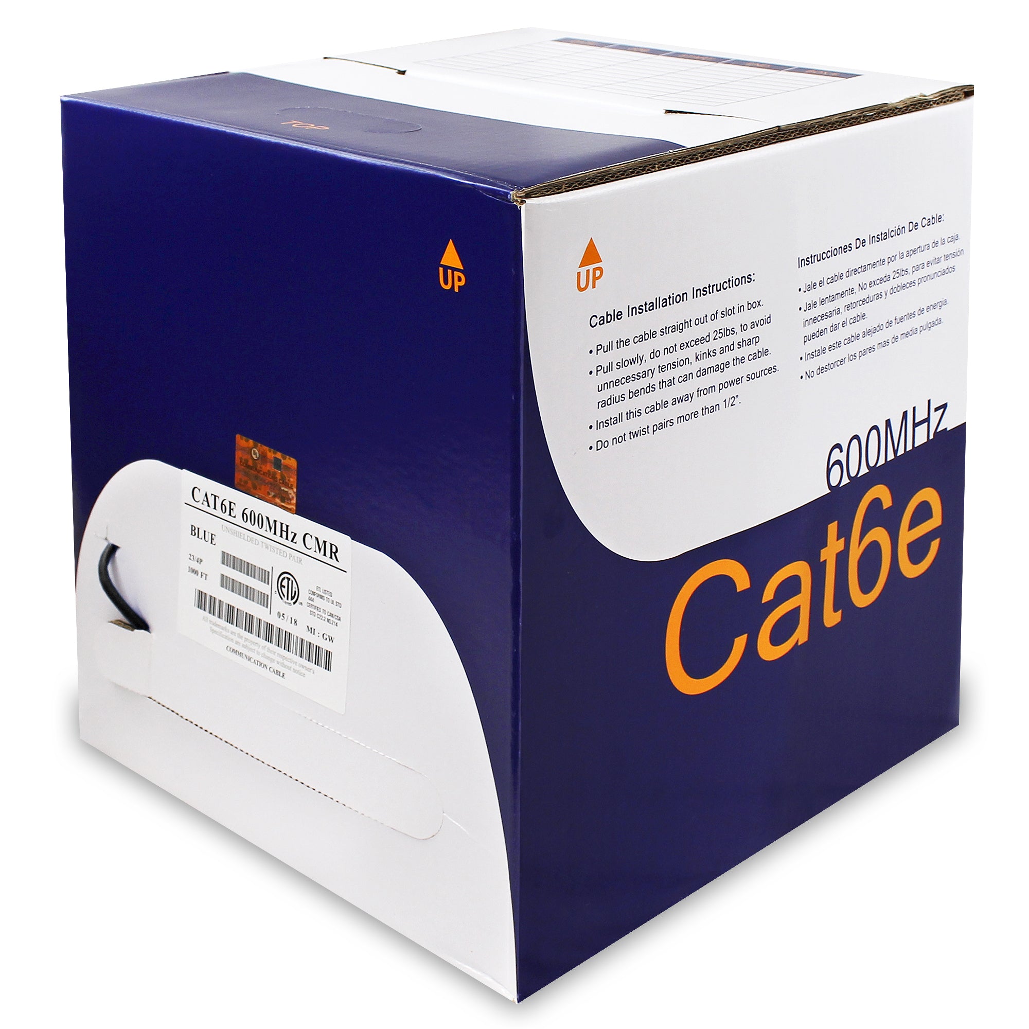 CAT6 Solid Wire Bulk Cable CMR CAT6 Solid Wire Bulk Cable CMR